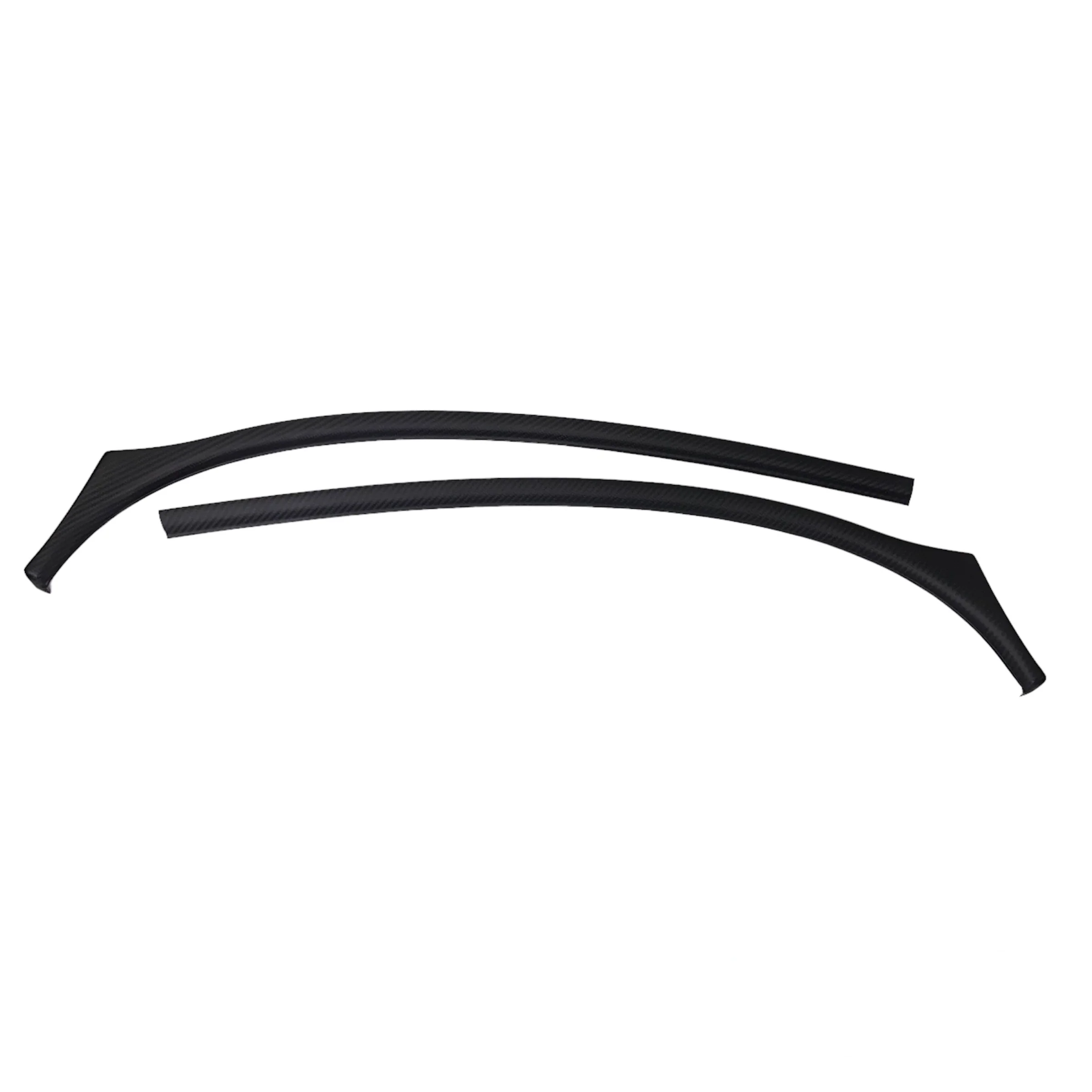 Model 3 & Y* Upper Dashboard Overlay (2 Pieces) - Real Dry Molded Carbon Fiber - Image 3