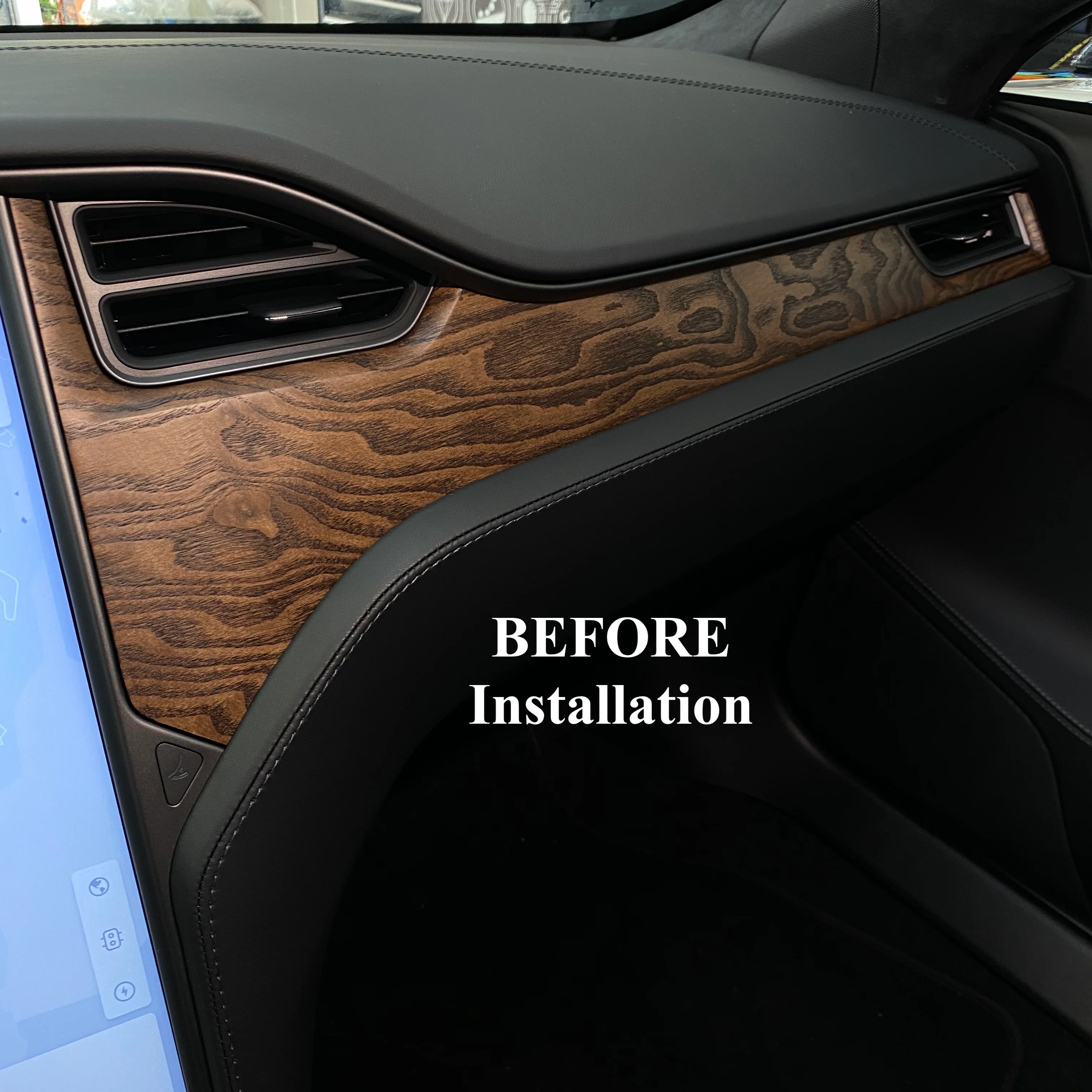 2012-2021 | Model S & X Dashboard & Center Console Upgrade Kit (7 Pieces) - Hydro Carbon Fiber Coated - Image 21