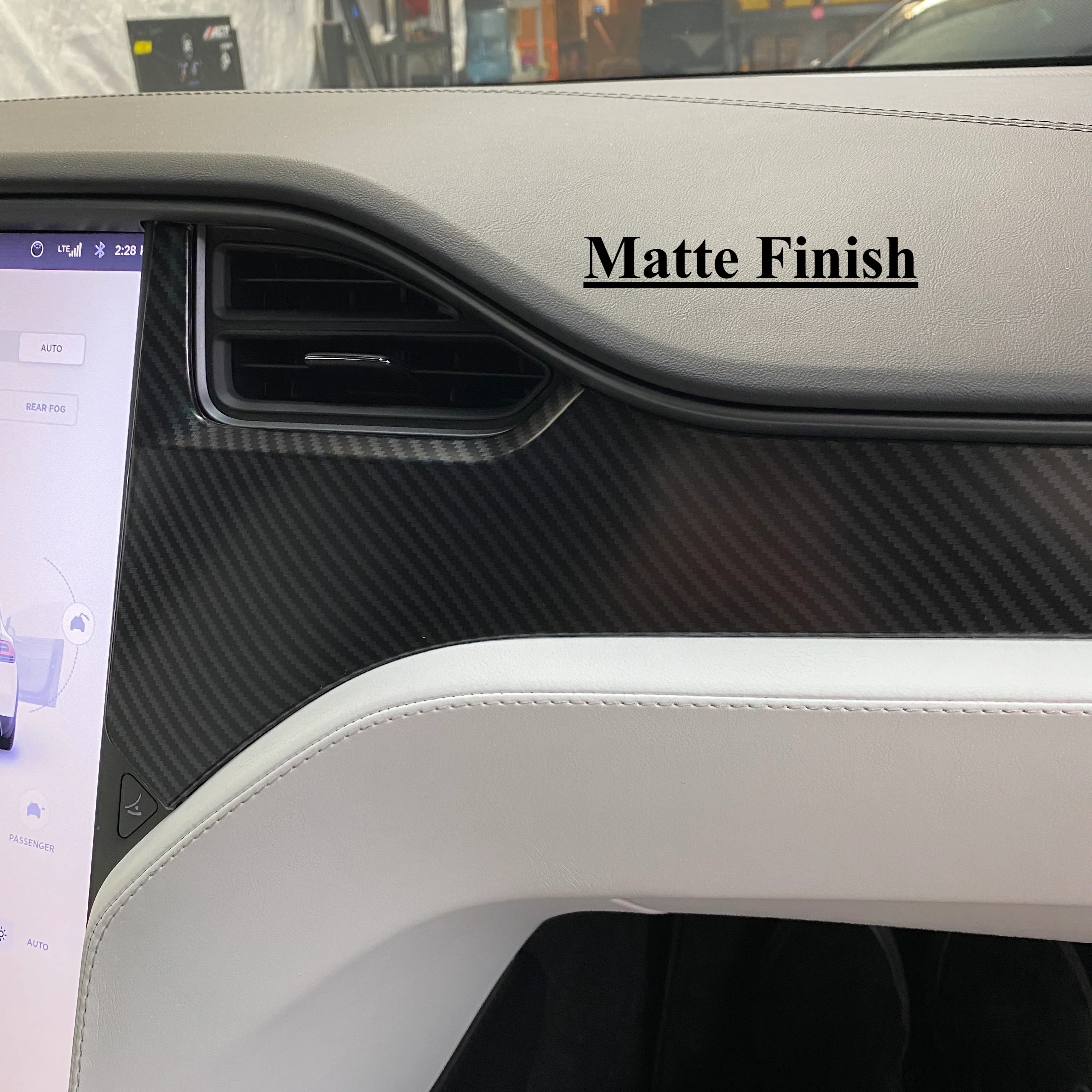 2012-2021 | Model S & X Dashboard & Center Console Upgrade Kit (7 Pieces) - Hydro Carbon Fiber Coated - Image 9