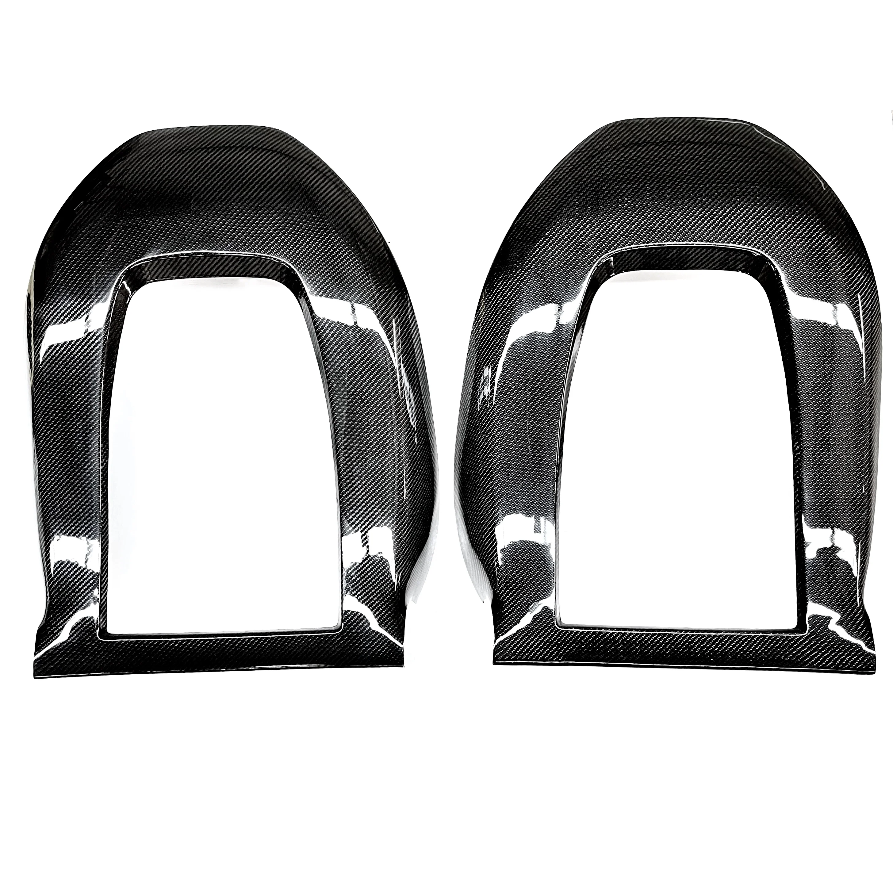 Model 3 & Y Seat Back Overlays (1 Pair) - Real Molded Carbon Fiber - Image 7