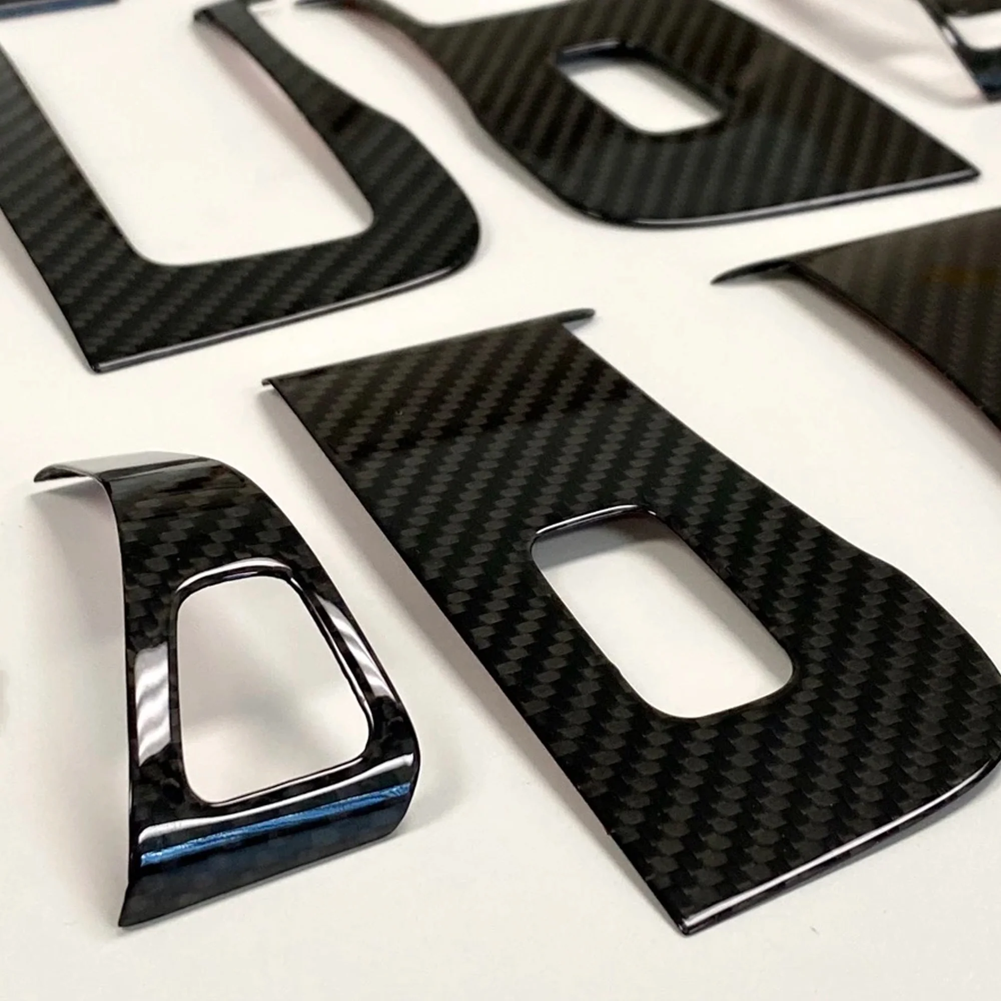 Model 3 & Y Window & Door Switch (10 Piece Kit) - Real Molded Carbon Fiber - Image 8