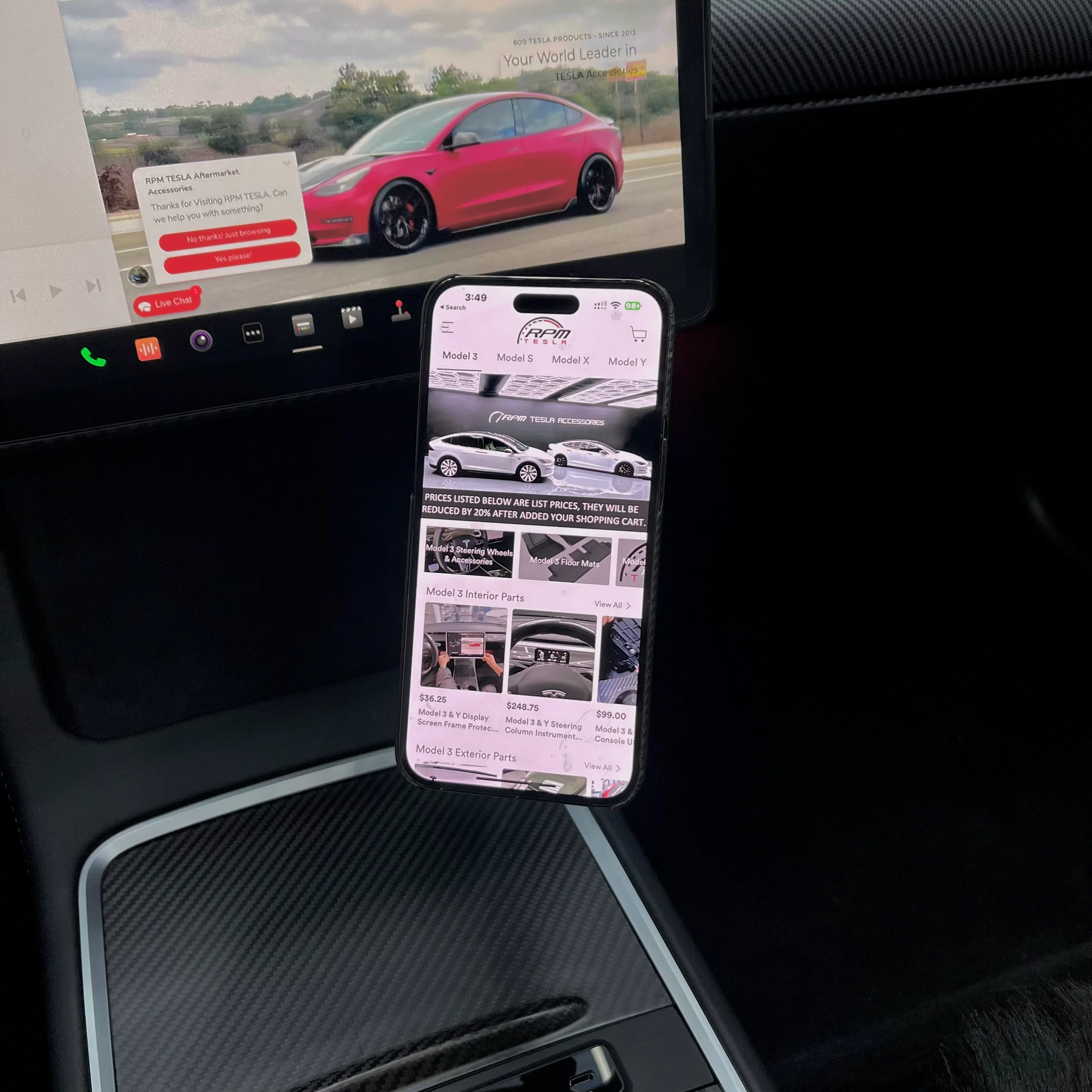 Model 3 & Y MagSafe Wireless High Speed Charging Dock Bracket (Version. 3) - Image 3