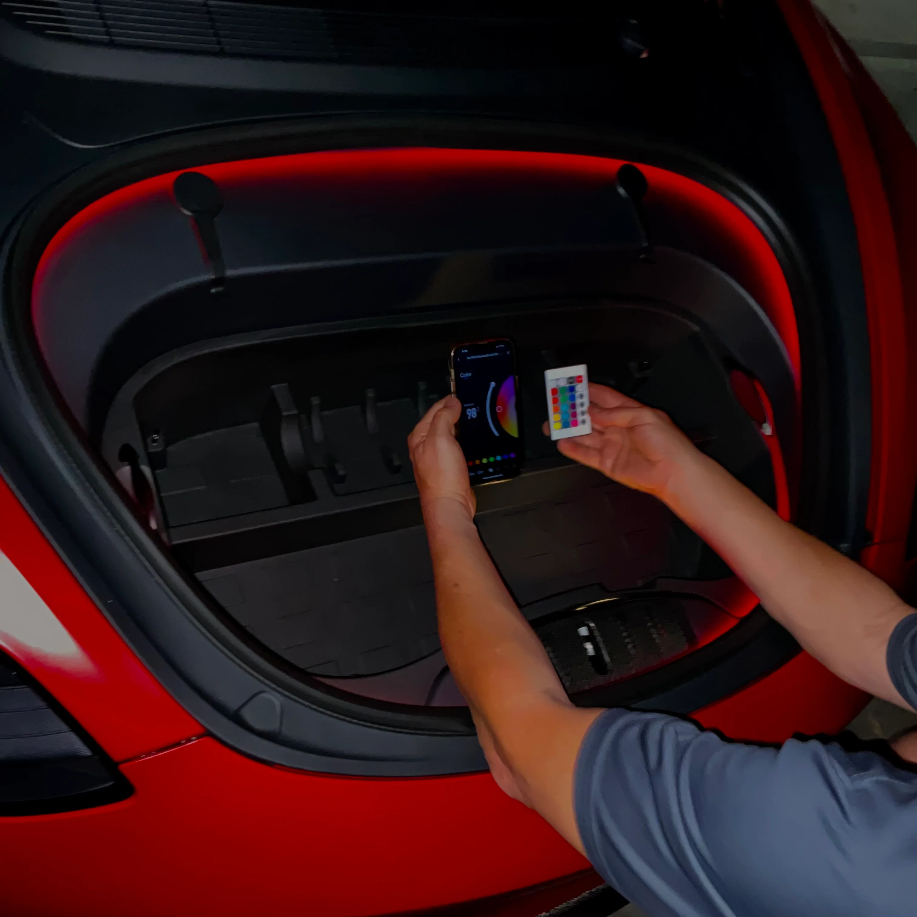 Model S3XY* Frunk LED Bluetooth RGB Lighting Kit - Image 7