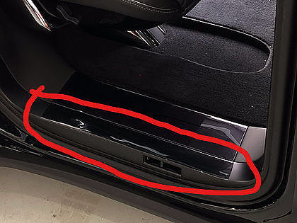 Model X Backseat Outer Door Sill Protector (1 Pair) - PPF Film - Image 5