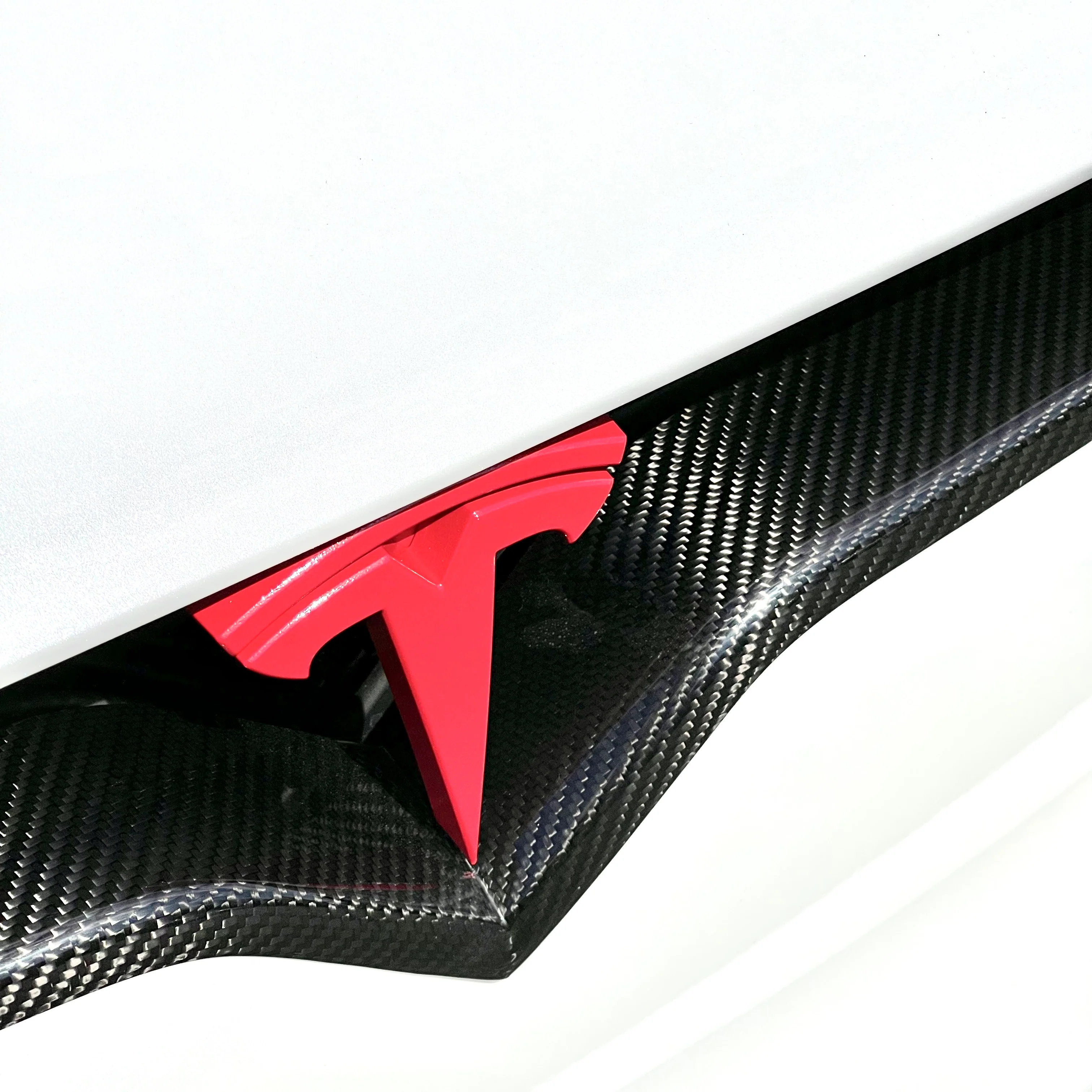 2017+ | Model X Front End Inlay - Real Molded Carbon Fiber - Image 7