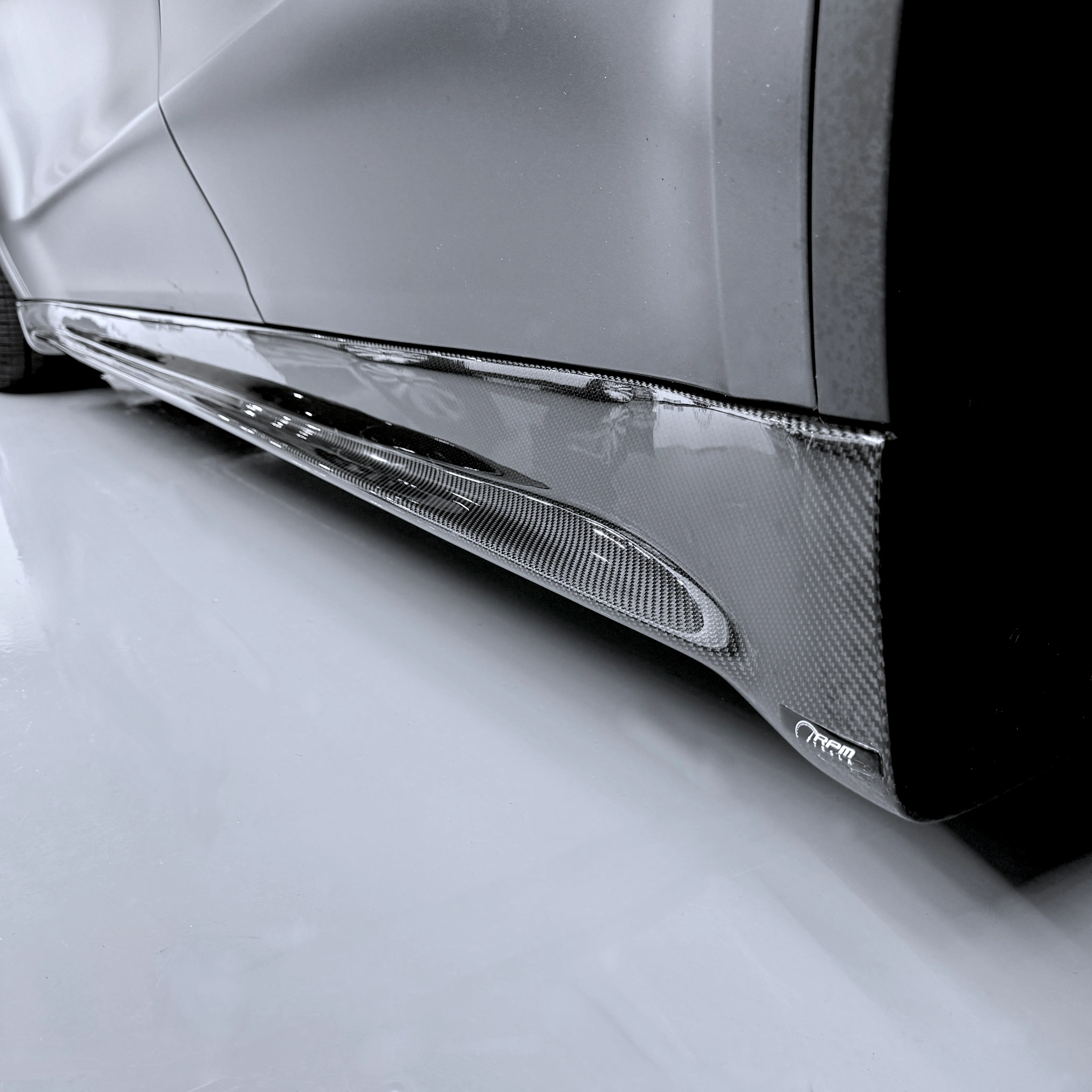 2020+ | Model Y Colossal Side Skirt Overlays - Real Dry Molded Carbon Fiber - Image 17