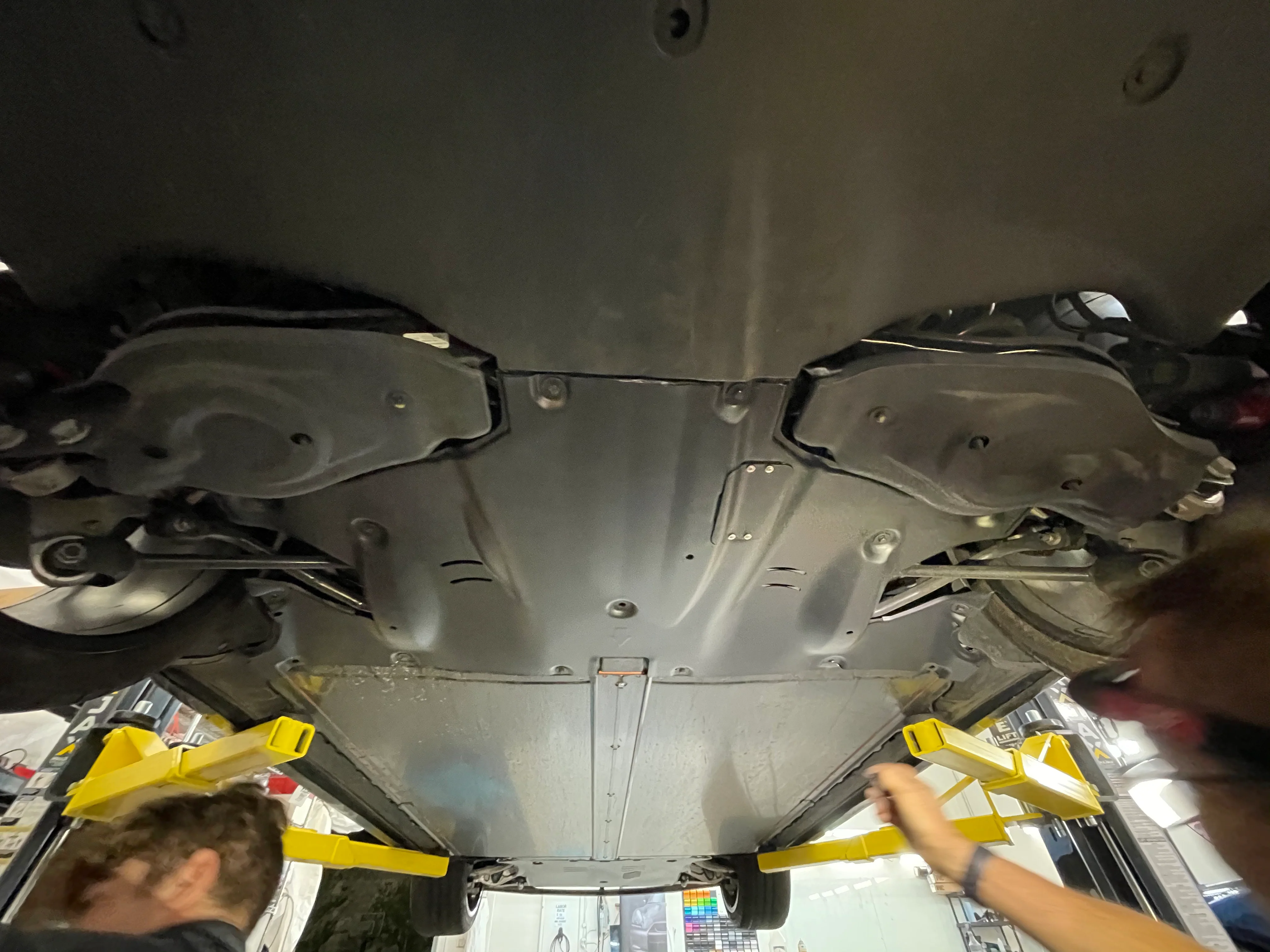 2017+ | Model 3 Skid Plates - Hydroformed Aluminum with Road Noise Reducing Urethane Insulation - Image 8